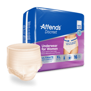 Attends Discreet Underwear, Female, XL