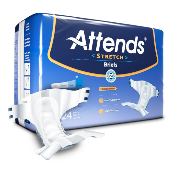 Attends Stretch Briefs, LARGE/X-LARGE