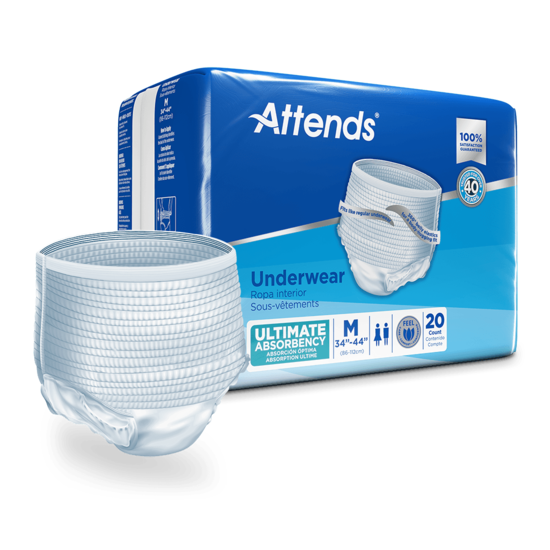 Attends Advanced Underwear, MEDIUM
