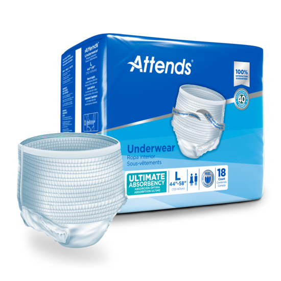 Attends Advanced Underwear, LARGE