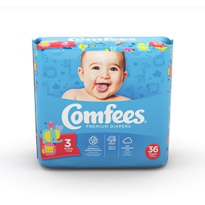 Comfees Baby Diapers - Size 3