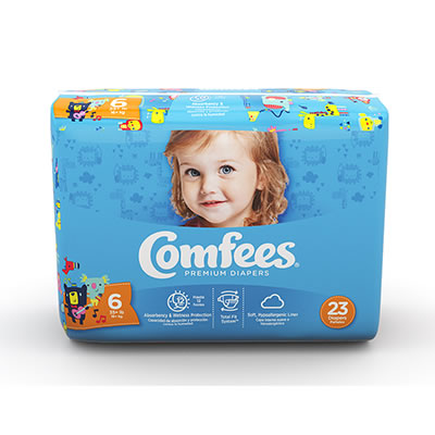 Comfees Baby Diapers - Size 6