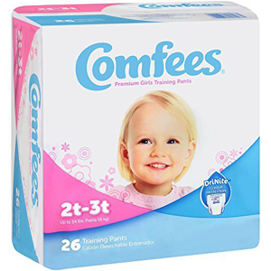 Comfees Girl Training Pants - Size 2